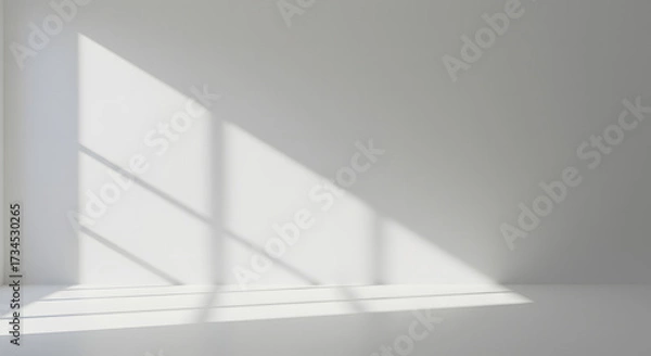 Obraz empty white room