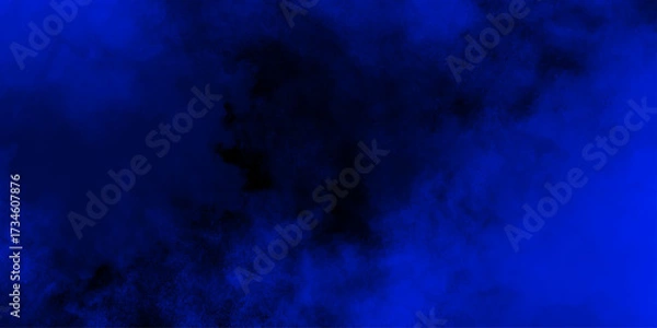Fototapeta Tropical Fog or smoke color isolated background for effect, text or copy space. abstract backdrop cloud of green and blue smoke on a black isolated background soft mystery horror design. 