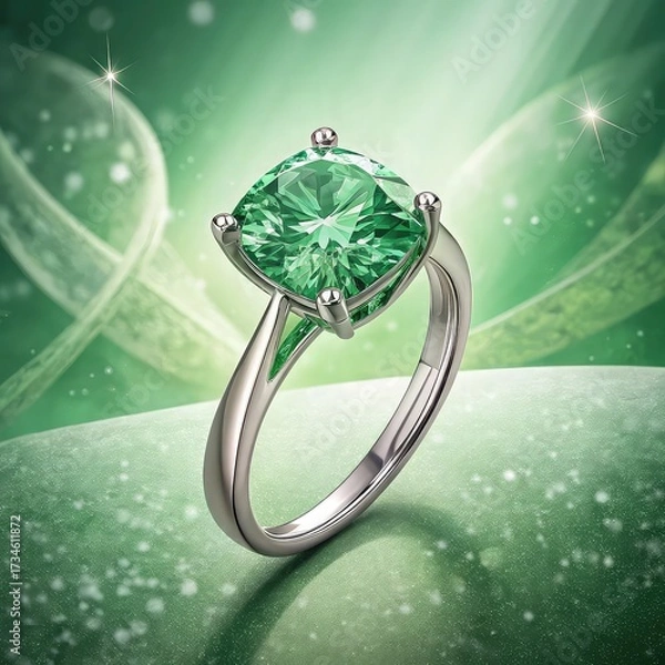 Obraz diamond ring on transparent background