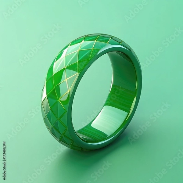 Obraz diamond ring on transparent background