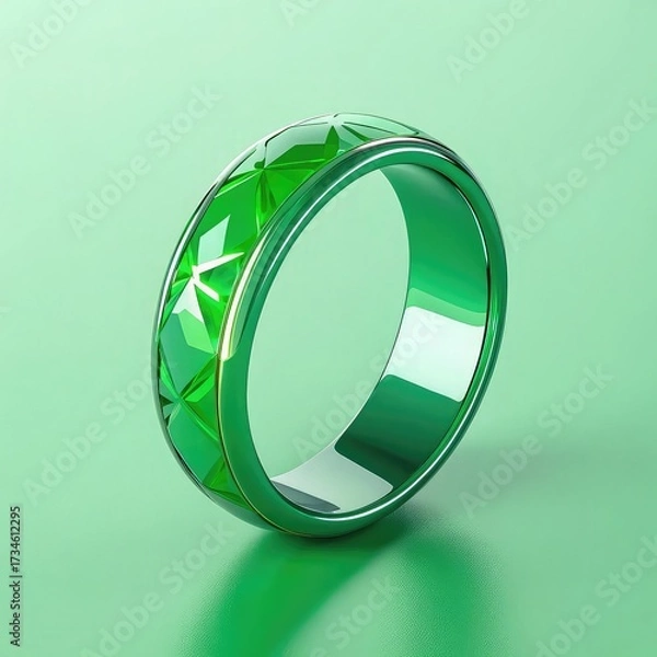 Obraz diamond ring on transparent background