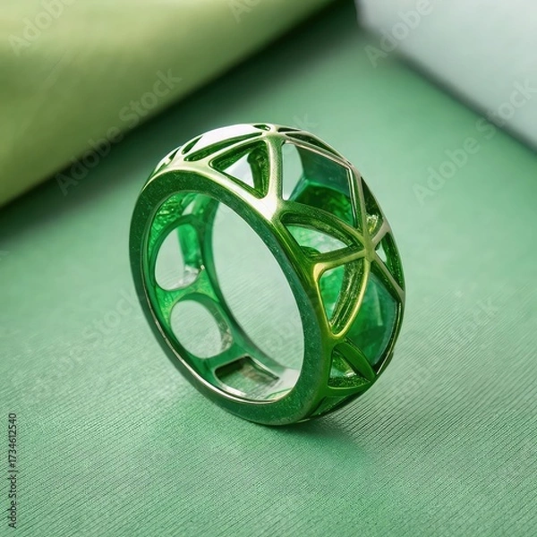 Obraz diamond ring on transparent background