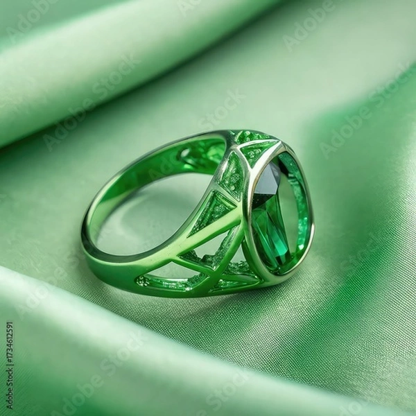Obraz diamond ring on transparent background
