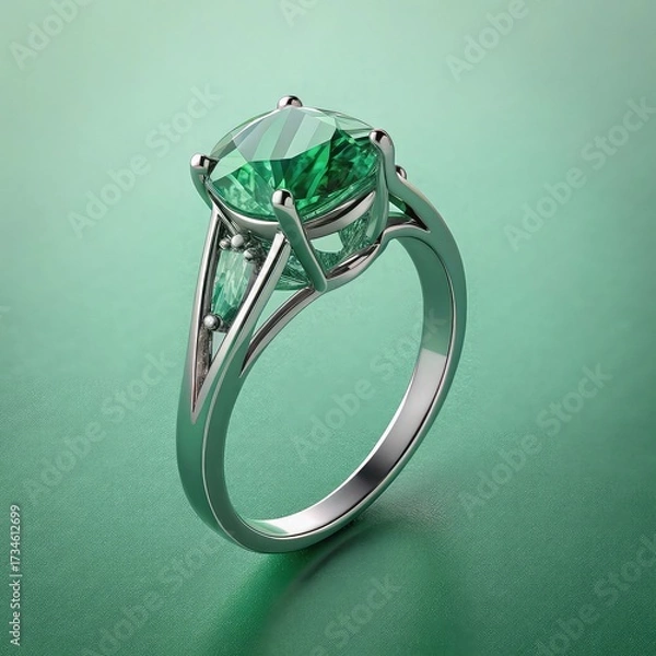 Obraz diamond ring on transparent background