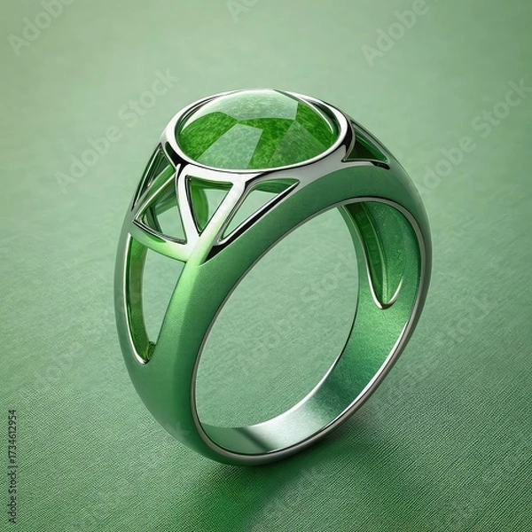 Obraz diamond ring on transparent background