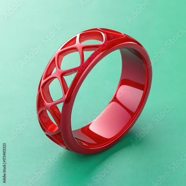 Obraz diamond ring on transparent background