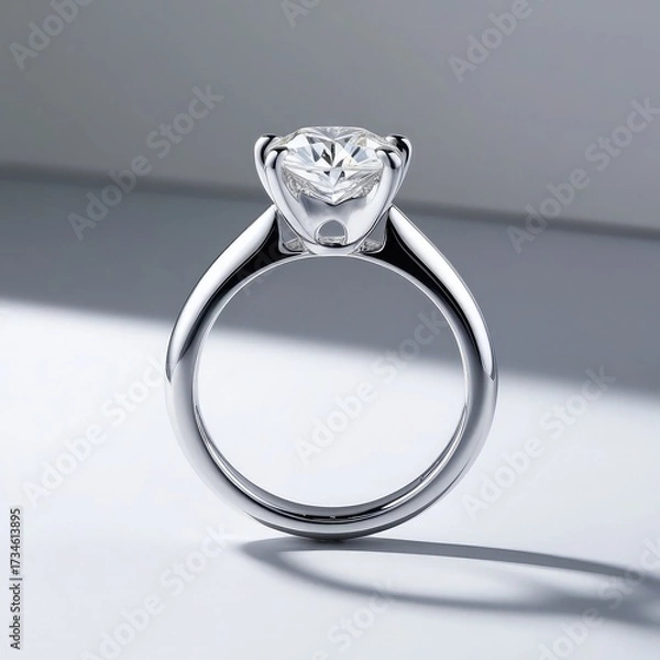 Obraz diamond ring on transparent background
