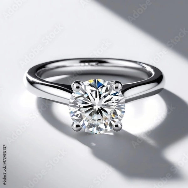 Obraz diamond ring on transparent background
