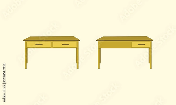 Obraz Tables editable vector design