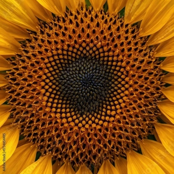 Obraz Sunflower center close-up