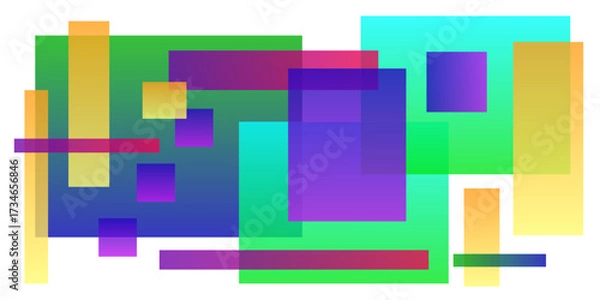 Fototapeta Design. Abstract modern neon gradient background. Vector illustration of bright multicolored gradients, print and trendy typography for poster.