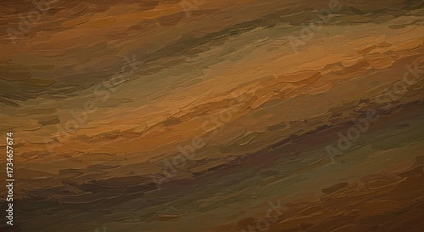 Fototapeta Textured background soft canvas texture gentle brushstrokes in earthy tones artistic. 