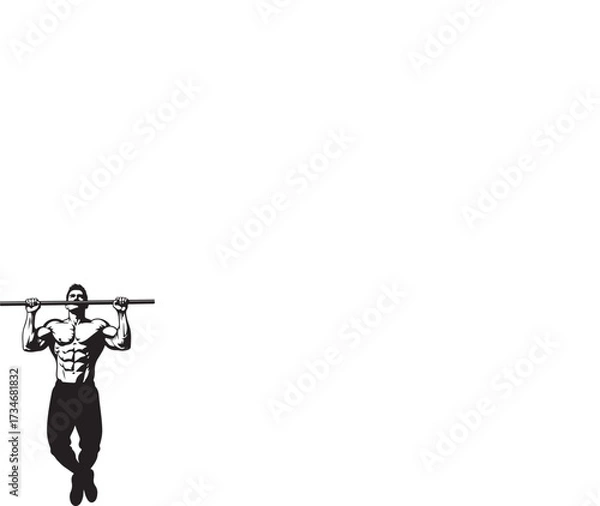 Fototapeta Black and white vector silhouette illustration of people with a sword, bicycle, gun, and rifle representing military, business, and art