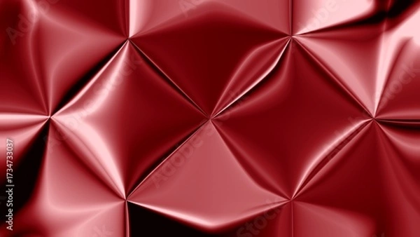 Obraz Ruby red tufted satin texture glossy quilted fabric abstract background