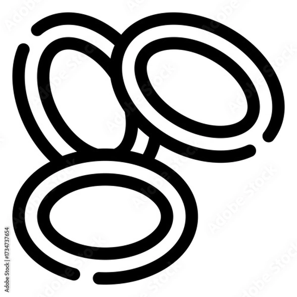 Obraz Blood cells icon