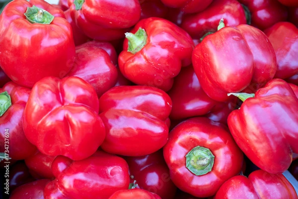 Obraz papryki w skrzynce