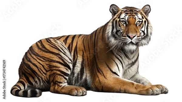 Obraz Powerful tiger resting,  a striking portrait