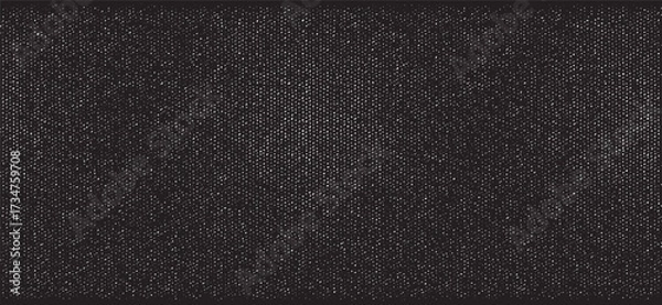 Fototapeta Vector fabric texture. Distressed texture of weaving fabric. Grunge background. Abstract halftone vector illustration. Overlay to create interesting effect and depth. Black isolated on white. EPS10.