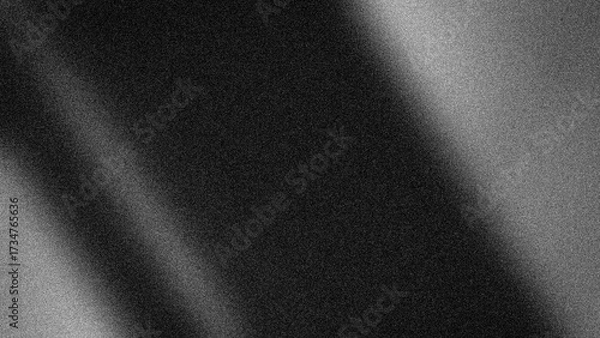 Fototapeta Abstract blurry gradient with soft transitions of black and white, featuring a grainy texture for modern monochromatic backdrops and banners