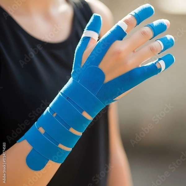 Obraz Wrist Support Bandage for Injury Prevention.