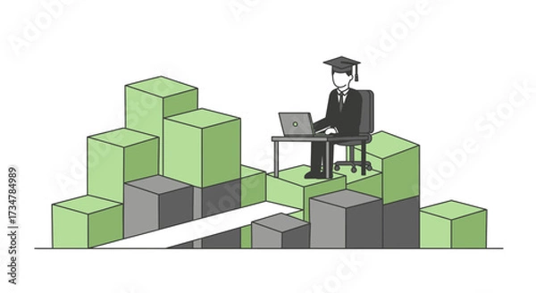 Fototapeta Academic Achievement And Technology: An Innovative Approach to Education in Graphic Design