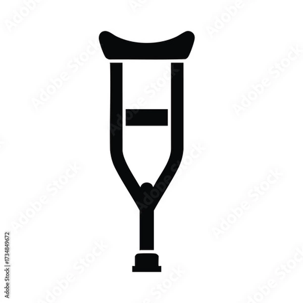 Fototapeta Close-up of a modern prosthetic leg with a sleek design and adjustable components for enhanced mobility and comfort