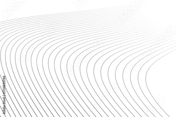 Fototapeta smooth flowing lines wave gradient background