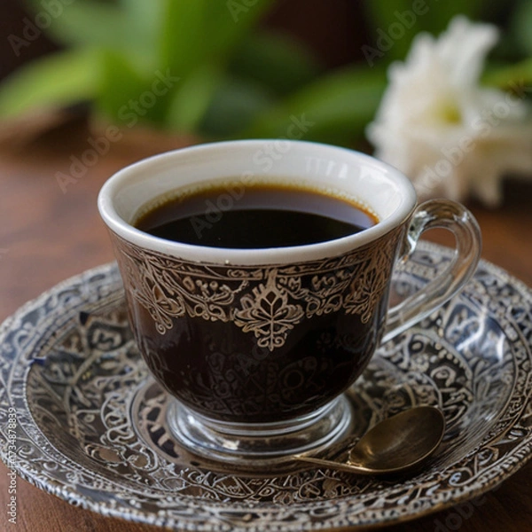 Fototapeta A cup of Javanese coffee
