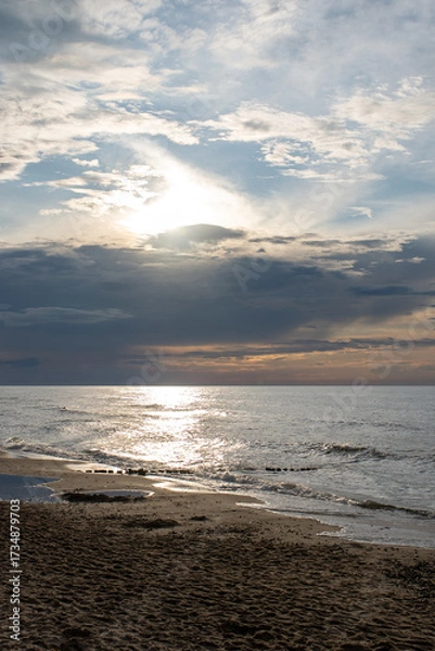 Obraz sunset on the beach