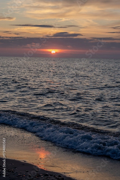 Obraz sunset over the sea