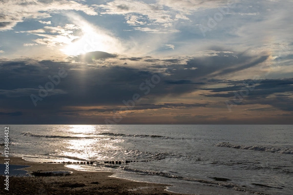Obraz sunset on the beach