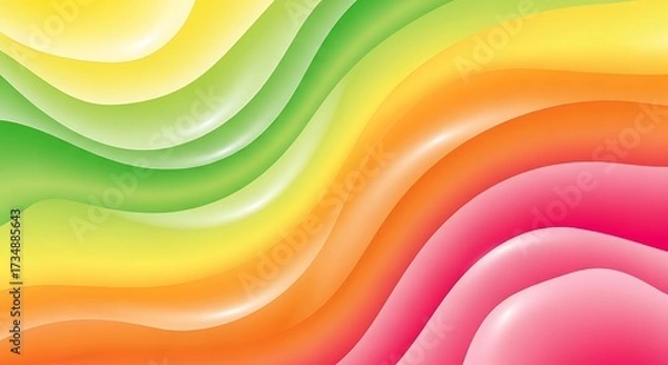 Fototapeta Vibrant Colorful Abstract Background.