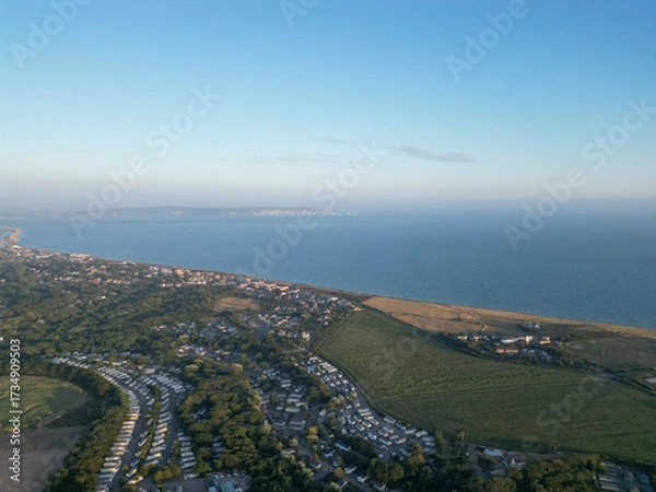 Obraz Fields over Downton near New Milton UK