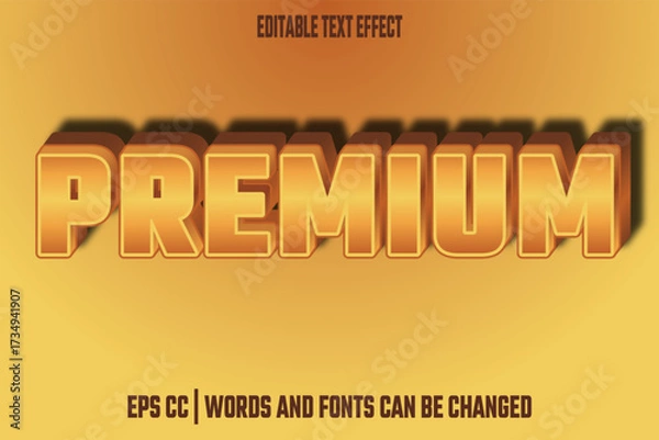 Obraz premium editable text effects
