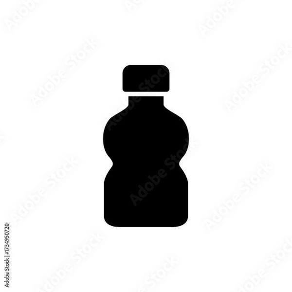 Fototapeta Bottle icon vector for web and mobile app. bottle sign and symbol