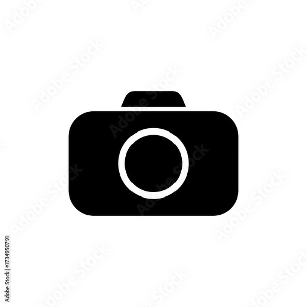 Fototapeta Camera icon vector for web and mobile app. photo camera sign and symbol. photography icon.