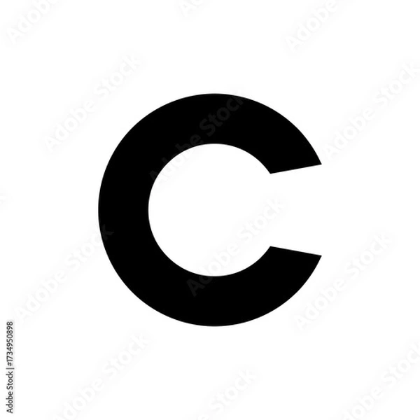 Fototapeta Copyright icon vector for web and mobile app. copyright sign and symbol