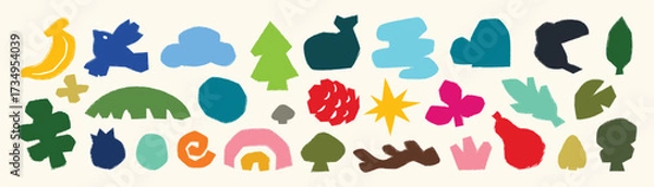 Fototapeta Crayon Abstract