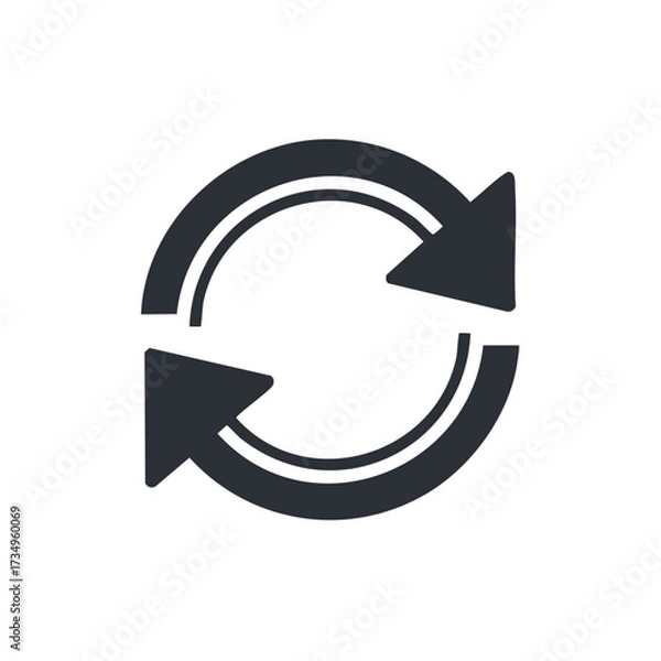 Obraz Circular Arrows Refresh Reload Cycle Loop Symbol