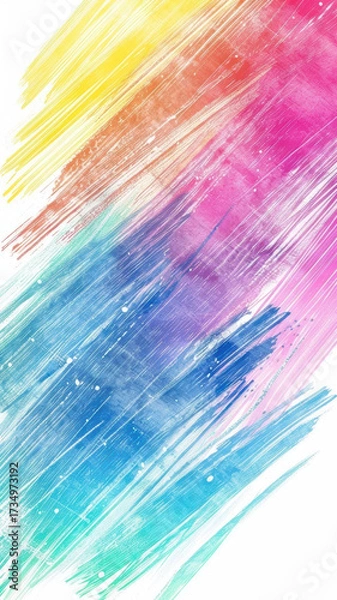 Obraz Vibrant Abstract Paint and Line Backgrounds