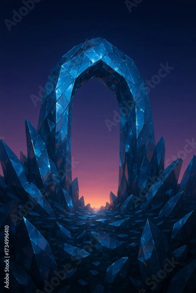 Obraz Twilight Glass Shard Arch