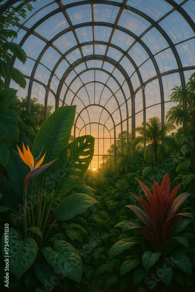 Obraz Glass Dome Botanical Garden