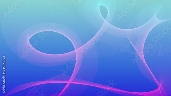Obraz Abstract Gradient Background with Flowing Lines and Soft Colors.