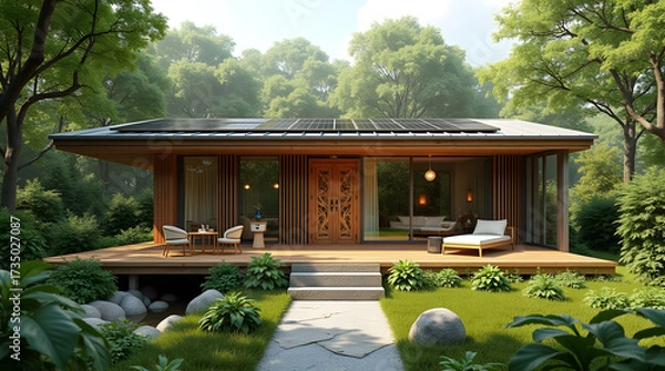 Obraz NATURE INSPIRED HOUSE