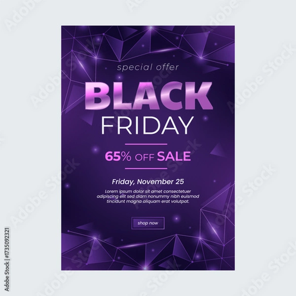 Obraz Black Friday Poster