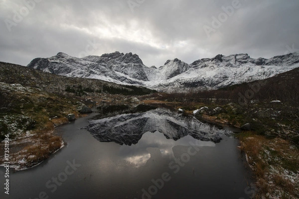 Obraz Norwegian mountains in winter