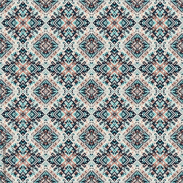 Fototapeta seamless knitted pattern
