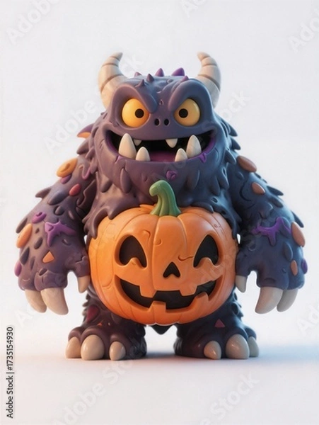 Obraz 3D Halloween monster