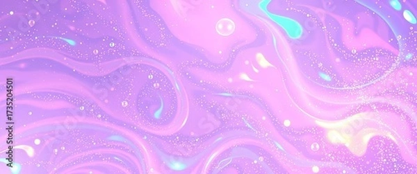 Fototapeta Shimmering, pearlescent backdrop with vibrant, swirling colors,  sophisticated,  holographic