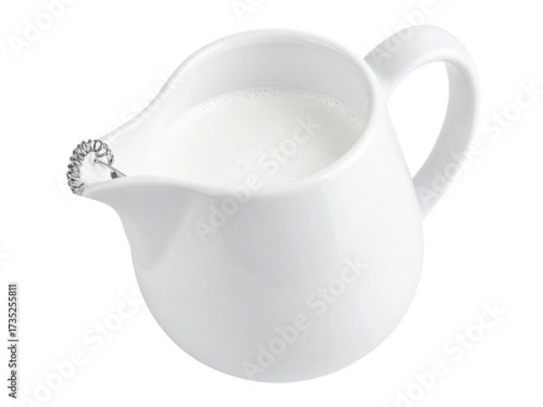 Obraz white milk jug